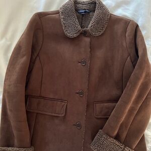 Women Jacket, size small, brown